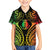 New Caledonia Day Family Matching Tank Maxi Dress and Hawaiian Shirt Polynesian Curves Reggae Color - Polynesian Pride