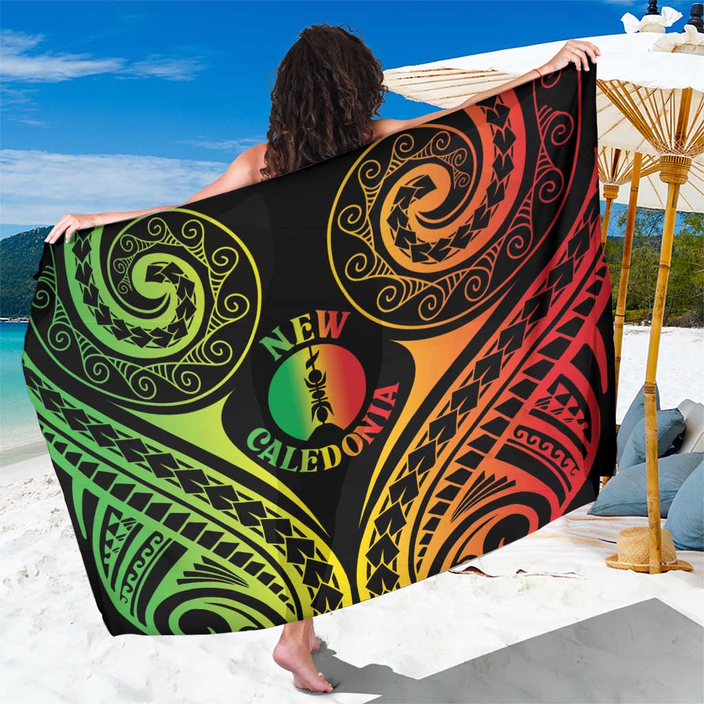 New Caledonia Day Sarong Polynesian Curves Reggae Color - Polynesian Pride