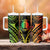 New Caledonia Day Tumbler With Handle Polynesian Curves Reggae Color - Polynesian Pride