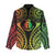 New Caledonia Day Women Casual Shirt Polynesian Curves Reggae Color - Polynesian Pride