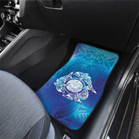 Marshall Islands Manit Day Car Mats Tribal Dolphin With Marshall Seal - Polynesian Pride