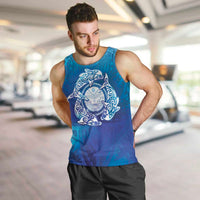 Marshall Islands Manit Day Men Tank Top Tribal Dolphin With Marshall Seal - Polynesian Pride