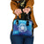 Marshall Islands Manit Day Shoulder Handbag Tribal Dolphin With Marshall Seal - Polynesian Pride
