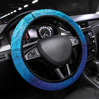 Marshall Islands Manit Day Steering Wheel Cover Tribal Dolphin With Marshall Seal - Polynesian Pride