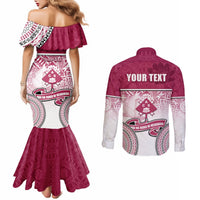personalized-adi-cakobau-school-couples-matching-mermaid-dress-and-long-sleeve-button-shirts-with-fijian-tapa-pattern