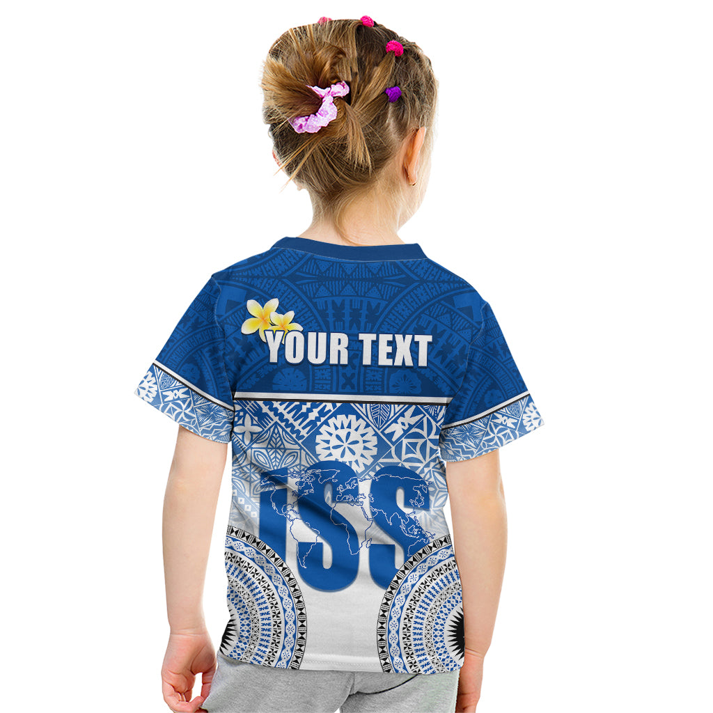 Personalized International School Suva Kid T Shirt With Fijian Tapa Pattern LT05 - Polynesian Pride