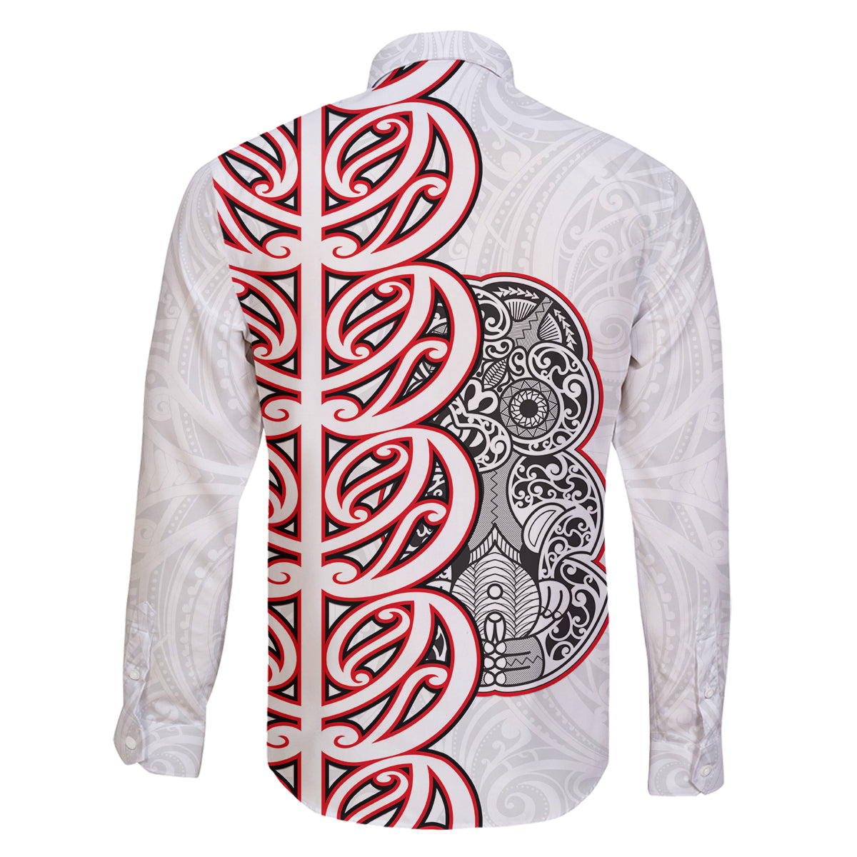 Aotearoa New Zealand Family Matching Summer Maxi Dress and Hawaiian Shirt Maori Marae Pattern Tiki LT05 - Polynesian Pride