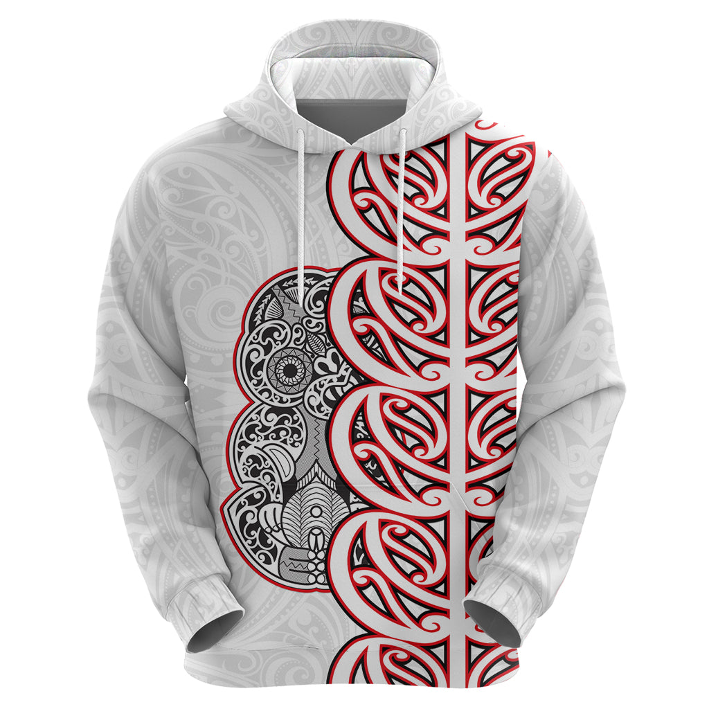 Aotearoa New Zealand Hoodie Maori Marae Pattern Tiki LT05 - Polynesian Pride