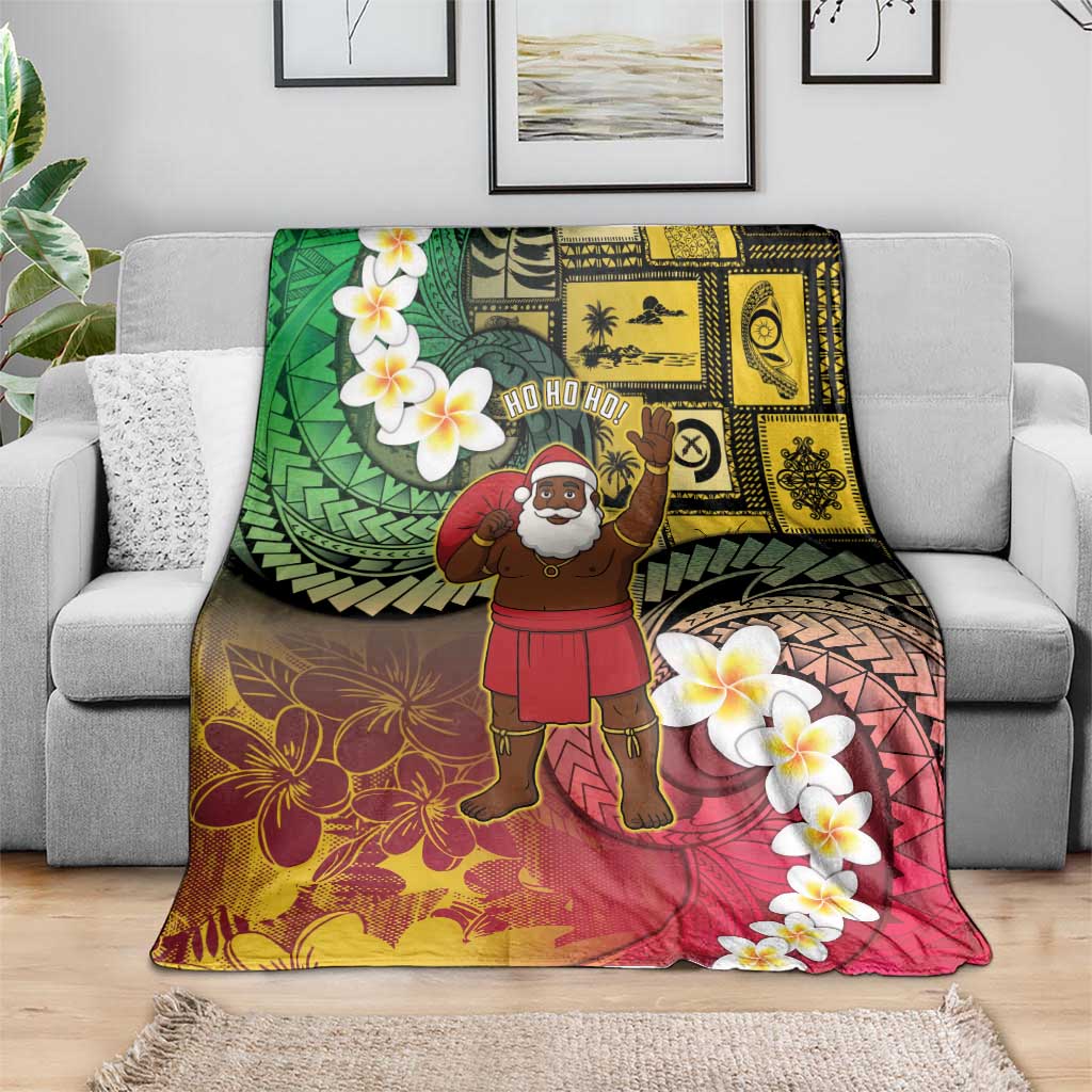 Vanuatu Christmas Blanket Ni-Van Santa Retro Style - Polynesian Pride