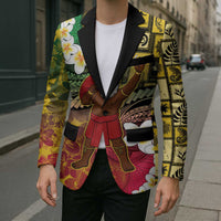 Vanuatu Christmas Blazer Ni-Van Santa Retro Style - Polynesian Pride