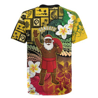 Vanuatu Christmas Rugby Jersey Ni-Van Santa Retro Style - Polynesian Pride