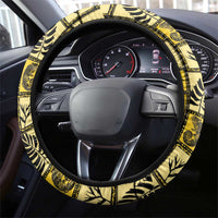 Vanuatu Christmas Steering Wheel Cover Ni-Van Santa Retro Style - Polynesian Pride