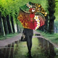 Vanuatu Christmas Umbrella Ni-Van Santa Retro Style - Polynesian Pride