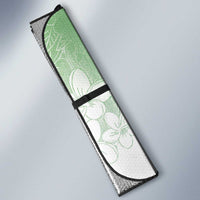 Hawaii Mele Kalikimaka Auto Sun Shade Hula Santa Retro Style Green - Polynesian Pride