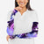 Galaxy Polynesian Pattern With Tropical Flowers Arm Sleeves - Polynesian Pride