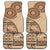 Samoa Siapo Pattern Simple Style Car Mats LT05 Brown - Polynesian Pride