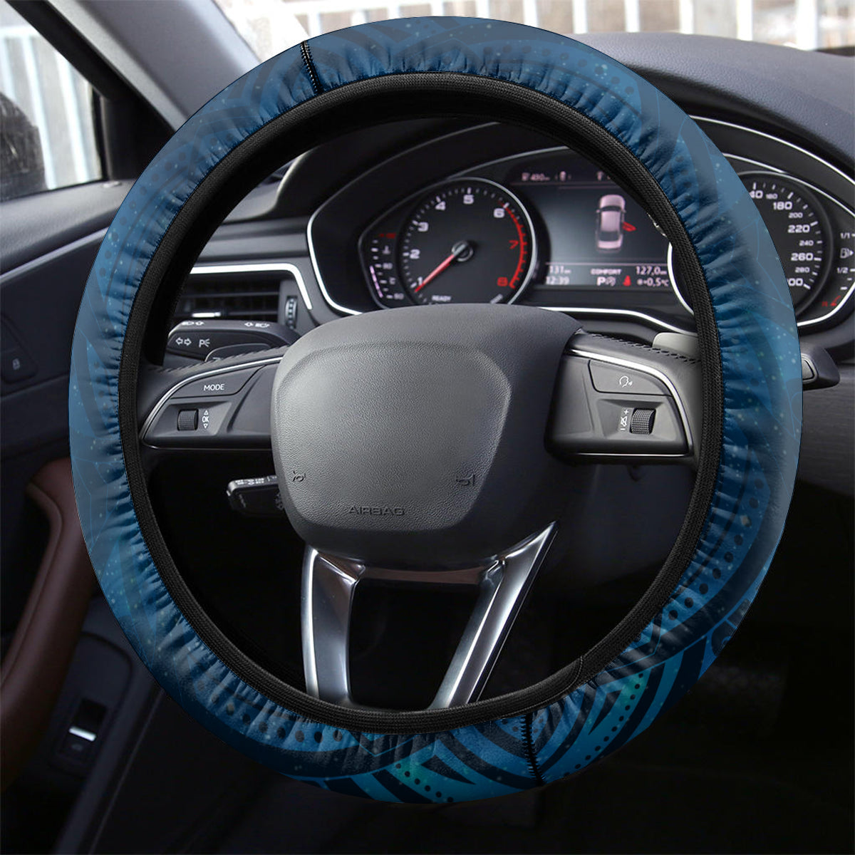 New Zealand Matariki Steering Wheel Cover Maori New Year LT05 - Polynesian Pride