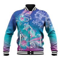 Polynesia Sea Turtle Couple Baseball Jacket Love Is Life