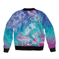 Polynesia Sea Turtle Couple Bomber Jacket Love Is Life
