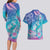 Polynesia Sea Turtle Couple Couples Matching Long Sleeve Bodycon Dress and Hawaiian Shirt Love Is Life
