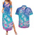 Polynesia Sea Turtle Couple Couples Matching Summer Maxi Dress and Hawaiian Shirt Love Is Life