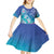 Polynesia Sea Turtle Couple Kid Short Sleeve Dress Love Is Life