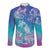 Polynesia Sea Turtle Couple Long Sleeve Button Shirt Love Is Life