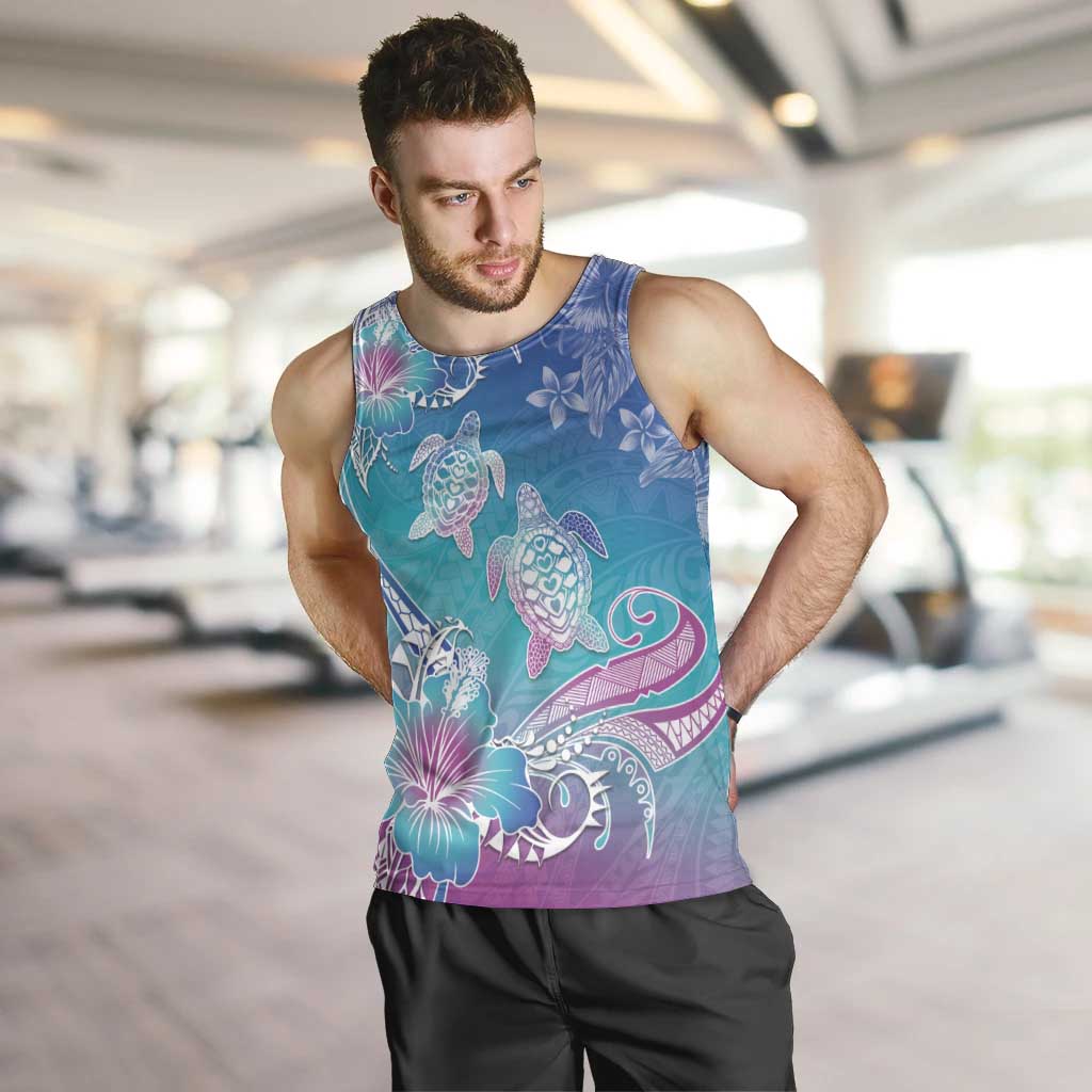 Polynesia Sea Turtle Couple Men Tank Top Love Is Life