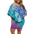 Polynesia Sea Turtle Couple Off Shoulder Short Dress Love Is Life