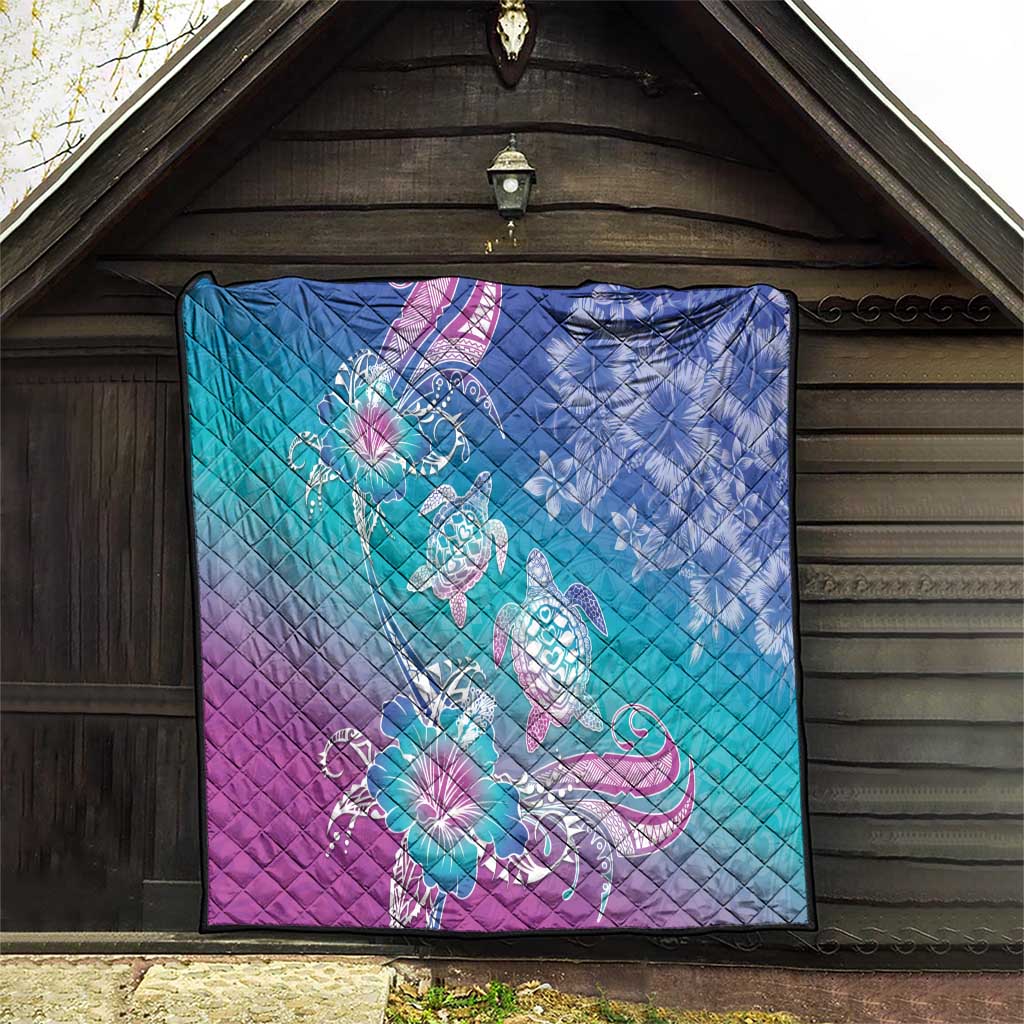 Polynesia Sea Turtle Couple Quilt Love Is Life