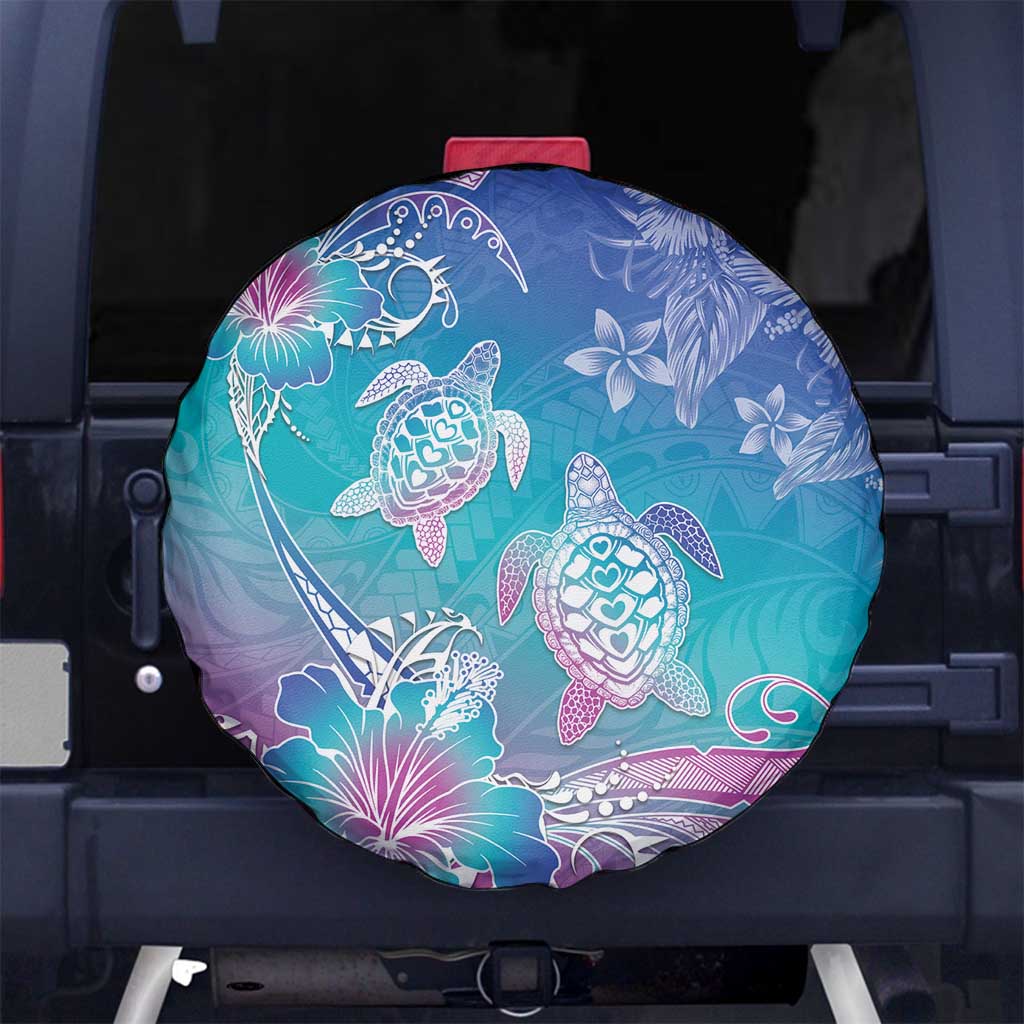 Polynesia Sea Turtle Couple Spare Tire Cover Love Is Life