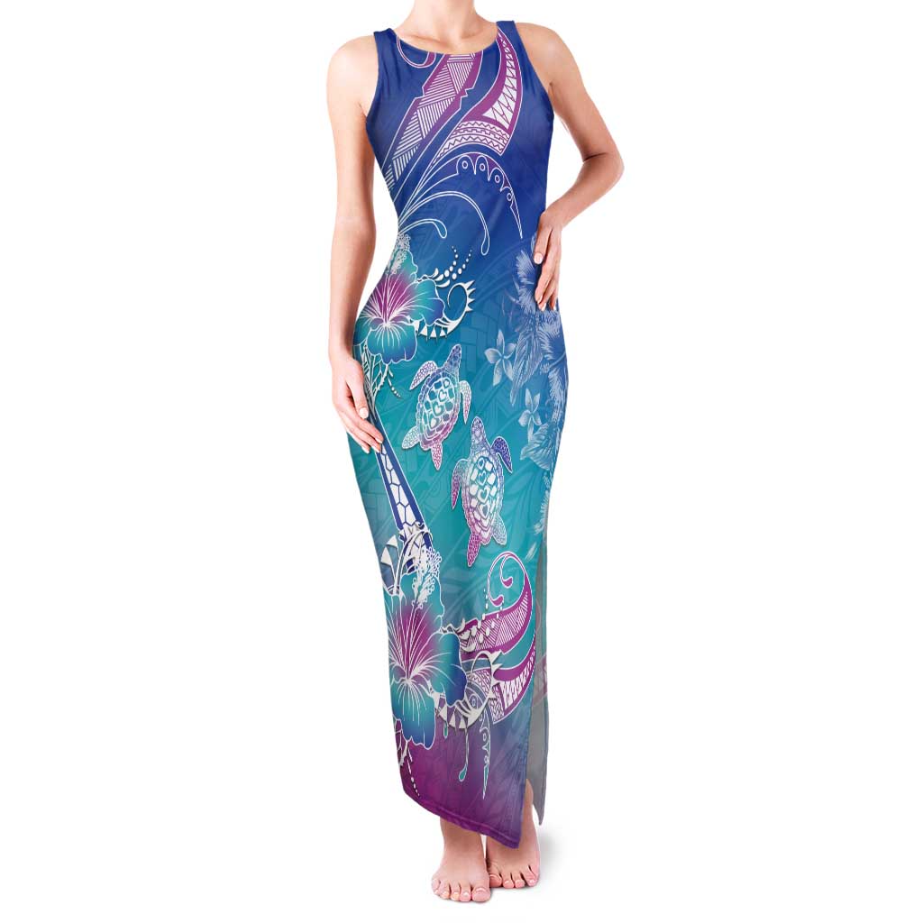 Polynesia Sea Turtle Couple Tank Maxi Dress Love Is Life