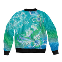 Polynesia Sea Turtle Couple Bomber Jacket I Am Turtley In Love With You