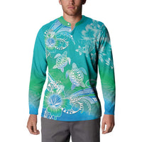 Polynesia Sea Turtle Couple Button Sweatshirt I Am Turtley In Love With You