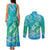 Polynesia Sea Turtle Couple Couples Matching Tank Maxi Dress and Long Sleeve Button Shirt I Am Turtley In Love With You