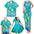 Polynesia Sea Turtle Couple Family Matching Tank Maxi Dress and Hawaiian Shirt I Am Turtley In Love With You