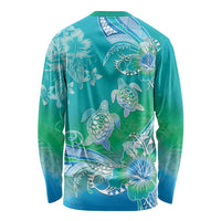 Polynesia Sea Turtle Couple Long Sleeve Shirt I Am Turtley In Love With You