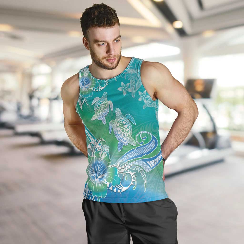 Polynesia Sea Turtle Couple Men Tank Top I Am Turtley In Love With You
