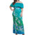 Polynesia Sea Turtle Couple Off Shoulder Maxi Dress I Am Turtley In Love With You