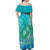 Polynesia Sea Turtle Couple Off Shoulder Maxi Dress I Am Turtley In Love With You