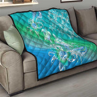Polynesia Sea Turtle Couple Quilt I Am Turtley In Love With You