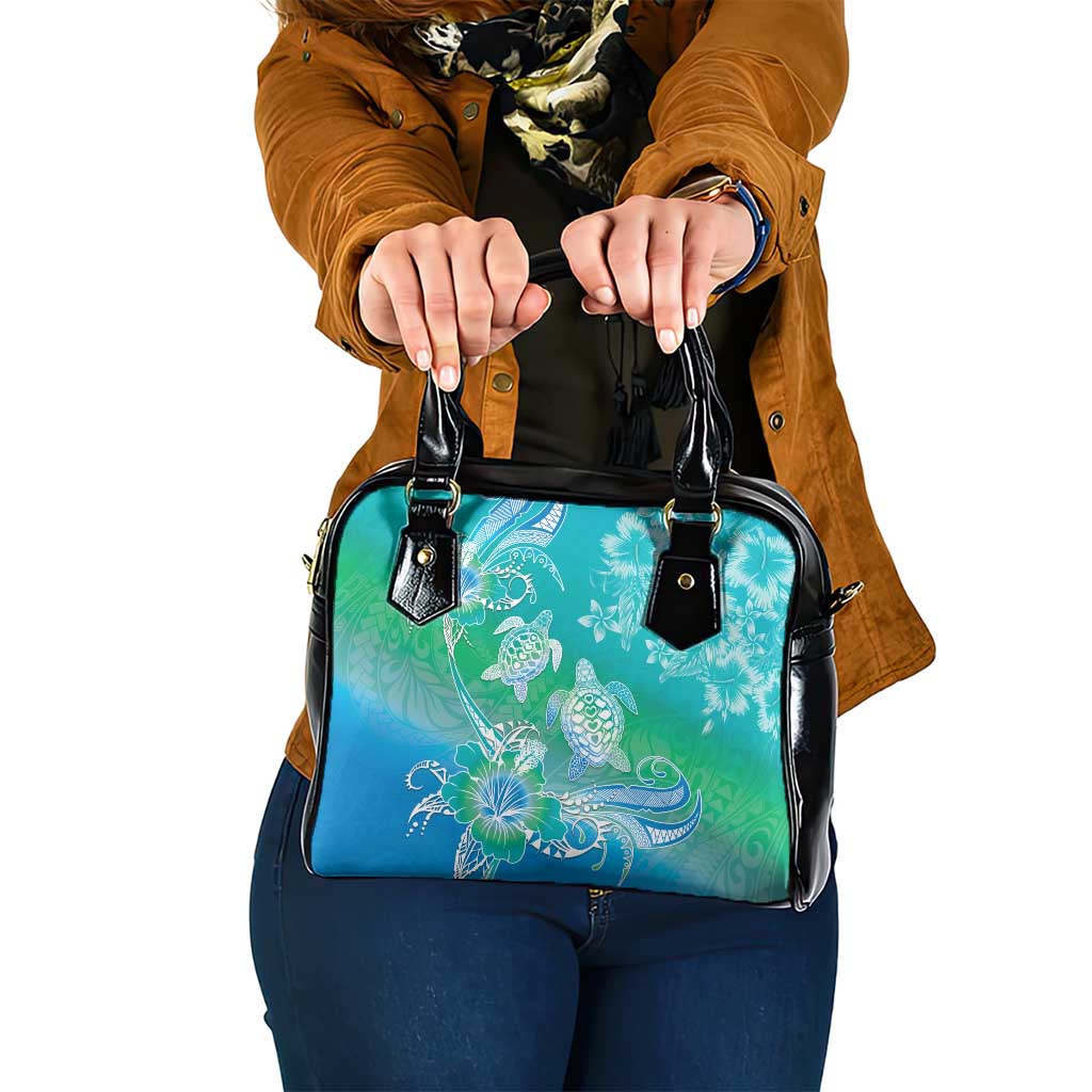 Polynesia Sea Turtle Couple Shoulder Handbag I Am Turtley In Love With You