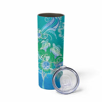 Polynesia Sea Turtle Couple Skinny Tumbler I Am Turtley In Love With You
