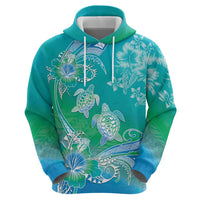 Polynesia Sea Turtle Couple Zip Hoodie I Am Turtley In Love With You