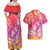 Polynesia Sea Turtle Couple Couples Matching Off Shoulder Maxi Dress and Hawaiian Shirt One Soul One Love