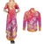 Polynesia Sea Turtle Couple Couples Matching Summer Maxi Dress and Long Sleeve Button Shirt One Soul One Love