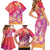 Polynesia Sea Turtle Couple Family Matching Short Sleeve Bodycon Dress and Hawaiian Shirt One Soul One Love