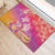 Polynesia Sea Turtle Couple Rubber Doormat One Soul One Love