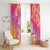 Polynesia Sea Turtle Couple Window Curtain One Soul One Love