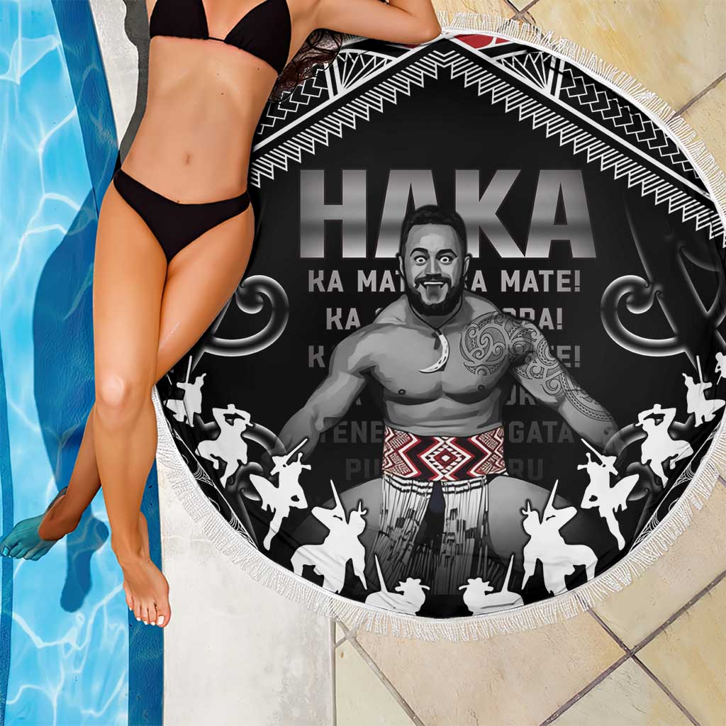 New Zealand Aotearoa Beach Blanket Traditional Kapa Haka